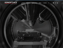 Tablet Screenshot of ionoptika.com